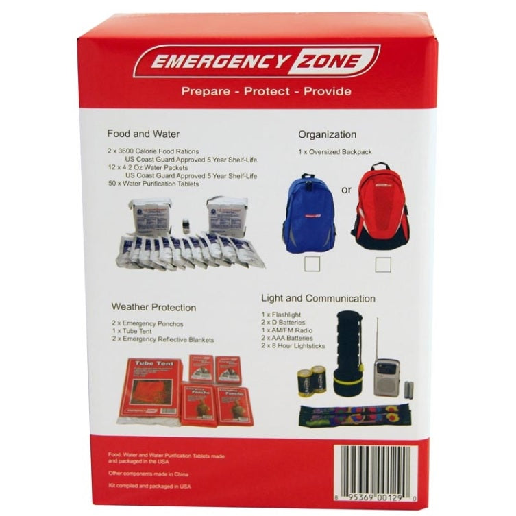 Deluxe Emergency Bug Out Bag - 2 Person