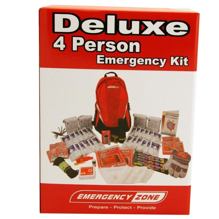 Deluxe Emergency Bug Out Bag - 4 Person