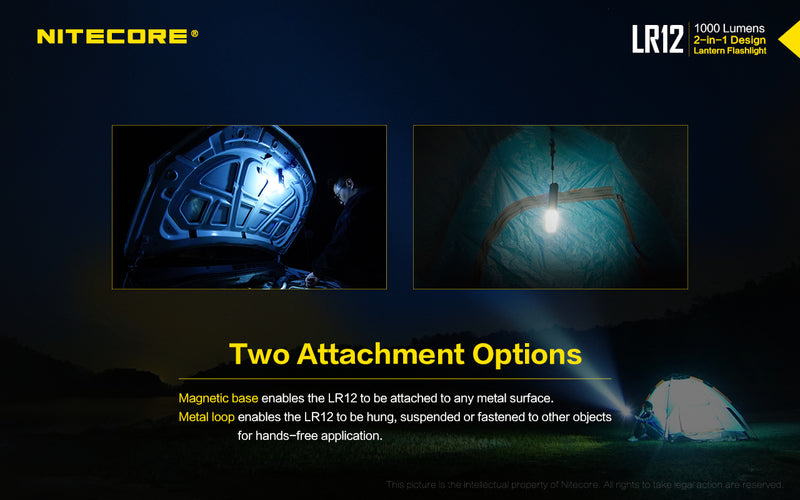 Nitecore LR12 Flashlight - Lantern Hybrid