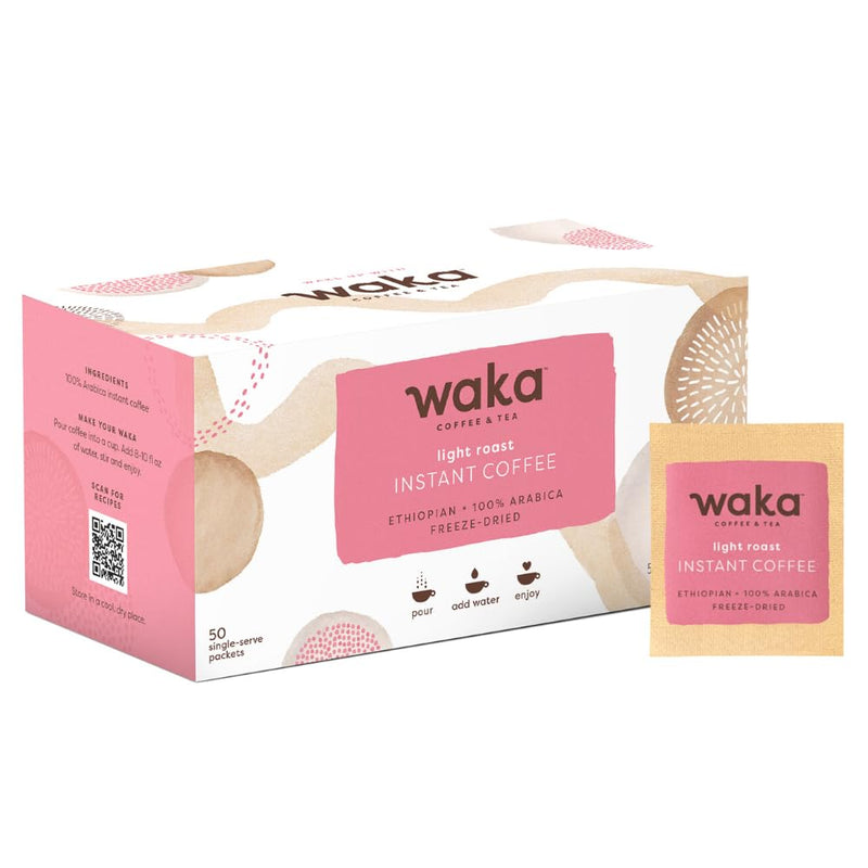 Waka Light Roast Single-Serve Premium Instant Coffee