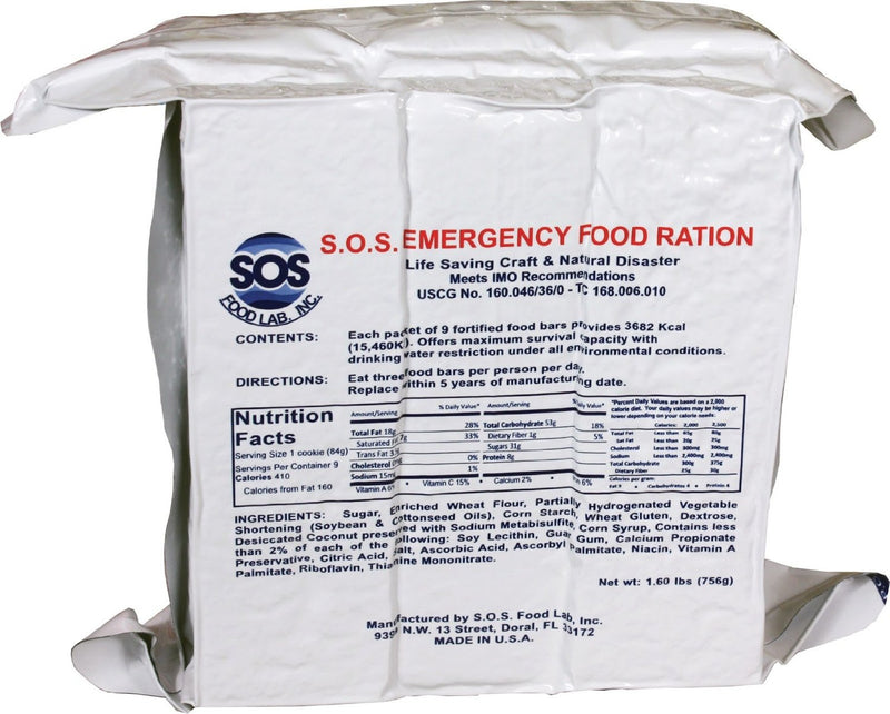 SOS Emergency Food Ration Bars