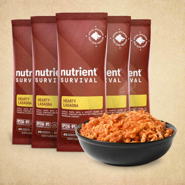 Nutrient Survival Freeze Dried Foods- Single Packs