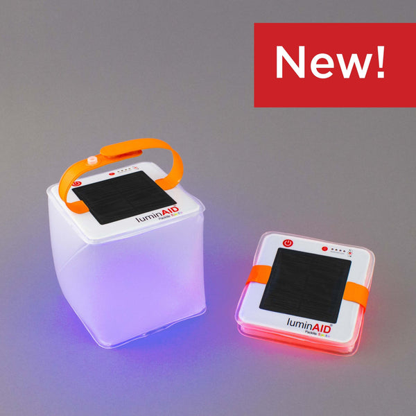 LuminAID PackLite Spectra USB Color Changing Solar Lantern