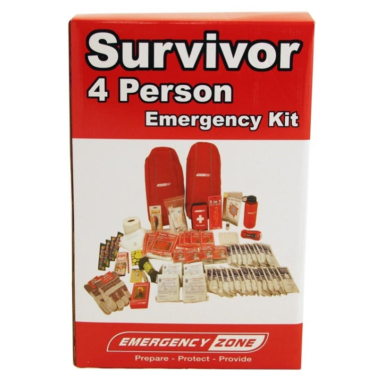 Survivor Emergency Bug Out Bag - 4 Person